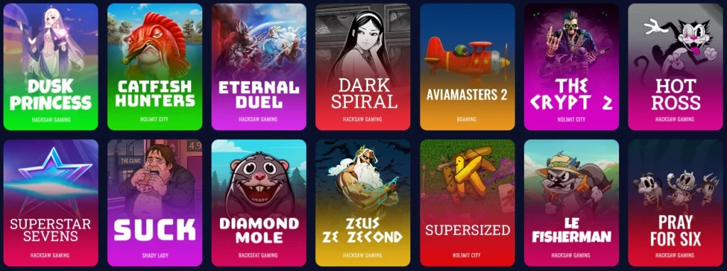 Vorschau der Affiliate-Landingpage für Drip Casino